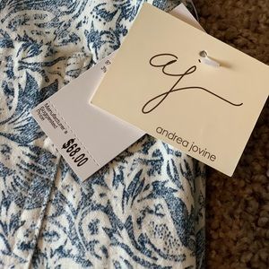 Beautiful dark blue and white pants